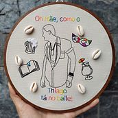 Meu projeto do curso: Técnicas básicas para bordado de letras. Un progetto di Ricamo e Textile Design di JOANA MARA ASTRO PEREIRA - 12.10.2022
