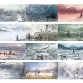 Fiore di Magnolia - La leggenda di Hua Mulan. Un proyecto de Stor, board, Diseño de personajes, Diseño de vestuario, Cine, Bocetado, Dibujo y Diseño de espacios de alicemarchii - 13.10.2022