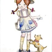 Animalitos y niños. Een project van Traditionele illustratie van Cristina Casciaro - 13.10.2022