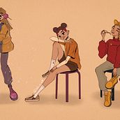 My project for course: Drawing Appealing Characters with Personality. Character Design, Sketching, Drawing, Stor, telling, Stor, board, Artistic Drawing, and Narrative project by Luiza Calistru - 10.12.2022