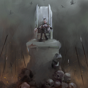 Queen of the Underworld. Traditional illustration, 3D, Painting, Digital Illustration, and Concept Art project by Natasha Rossouw - 08.24.2022