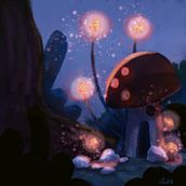 Mi proyecto del curso: Escenas atmosféricas en Procreate: pinta con colores y luces . Projekt z dziedziny Ilustracja c, frowa, Trad, c i jna ilustracja użytkownika Dani Lao - 13.10.2022