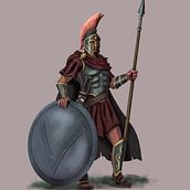 SPARTAN HOPLITE. Ilustração tradicional projeto de hasanalihatipoglu - 10.10.2022