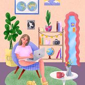 My project for course: Colorful Digital Illustration in Procreate. Traditional illustration, Drawing, Digital Illustration, and Digital Drawing project by anbarmina - 10.13.2022