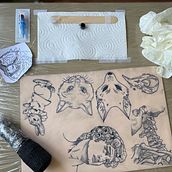 Mi proyecto del curso: Tatuaje para principiantes. Projekt z dziedziny Projektowanie tatuaż użytkownika Lia M. Olivos - 13.10.2022