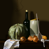 My project for course: Introduction to Digital Painting. Fine Arts, Painting, Digital Illustration, Digital Drawing, and Digital Painting project by mrnadmor - 10.14.2022