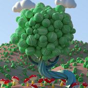 My project for course: 3D Animation with Cinema 4D and Redshift for Beginners. 3D, 3D Animation, 3D Modeling, and 3D Design project by Marcos Okamura - 10.13.2022