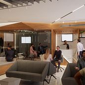 Salón VIP. Aeropuerto Internacional de Barcelona, Anzoátegui. Venezuela. Projekt z dziedziny  Architektura, Dekoracja wnętrz i  Modelowanie 3D użytkownika Jhon Valles - 30.09.2021