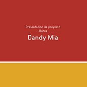 DANDY MIA. Un proyecto de Diseño, Br, ing e Identidad y Diseño de logotipos de Clément Casillas - 15.10.2022