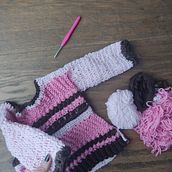 Il mio progetto del corso: Vestiti a uncinetto ricchi di colore e texture . % eva_rock80 tarafından hazırlanan Moda Tasarımı, El, af Sanatları, Tığ işi, Ve Tekstil Tasarımı projesi - 10.15.2022