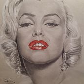 Marilyn. Un proyecto de Dibujo a lápiz de fabita747 - 15.10.2022