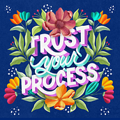 My project for course: Floral Lettering with Procreate. Een project van Digitale belettering y  Belettering van nhorsman - 15.10.2022