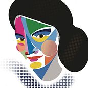 Il mio progetto del corso: Creazione di ritratti geometrici con Procreate. Traditional illustration, and Digital Illustration project by bertocchi_p - 10.16.2022