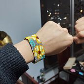 Mi proyecto del curso: Diseño y creación de joyería con mostacillas. Projekt z dziedziny Projektowanie dodatków, Craft, Projektowanie biżuterii i  Tkactwo użytkownika Karol Betancourt - 11.10.2022