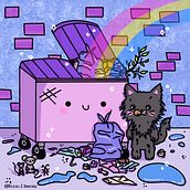 My project for course: Designing Kawaii Worlds: Spread Joy Through Illustration. Character Design, Digital Illustration, and Manga project by Rachel Carlisle - 10.15.2022