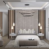 Master Suite Design. Un proyecto de Diseño de interiores, Modelado 3D y Diseño 3D de Razan Al-Wazzan - 16.10.2022