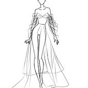 Mi proyecto del curso: Ilustración de bocetos de moda. Traditional illustration, Sketching, Fashion Design, Digital Drawing, and Fashion Illustration	 project by Tatiana Garcia - 10.09.2022