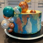 Mon projet du cours : Cake design : techniques décoratives modernes. Un proyecto de Diseño y DIY de Nathalie Wyns - 16.10.2022