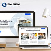 Saben Textile Machinery, fabricación de Ramen textil. Un progetto di Web design e SEO di Jose Medina - 04.01.2022