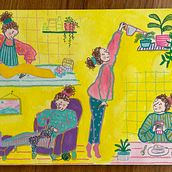 My project for course: Character Creation from Observational Drawings. Projekt z dziedziny Trad, c, jna ilustracja, Projektowanie postaci,  R, sunek i Sketchbook użytkownika Anna Hasle - 17.10.2022