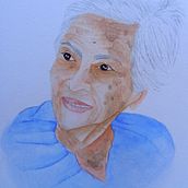 Meu projeto do curso: Retrato em aquarela a partir de uma fotografia. Traditional illustration, Watercolor Painting, and Portrait Drawing project by Patrícia de Oliveira Dias - 10.17.2022