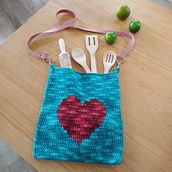 Meu projeto do curso: Tapestry: técnica de crochê para desenhar com linha. Un progetto di Design di accessori, Pattern design, Fiber Art, DIY, Uncinetto e Textile Design di Elá Camarena - 13.08.2022