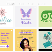 Meu instagram profissional. Graphic Design, Advertising, Br, ing, Identit, and Marketing project by Stephanie Hellen - 10.17.2022