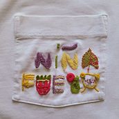 My project for course: Introduction to Raised Embroidery Ein Projekt aus dem Bereich Stickerei und Textildesign von Arina Drittel - 18.10.2022