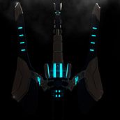 Sci-fi spaceship. Un proyecto de 3D, Animación, Modelado 3D, Edición de vídeo, Concept Art y Pintura digital de Pedro Ramírez - 18.10.2022