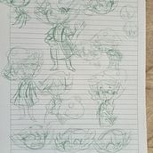 Mi proyecto del curso: Diario de dibujo: crea personajes fantásticos . Desain Karakter, Membuat sketsa, Gambar Pensil, Menggambar, Dan Buku sketsa proyek oleh shaynkailin - 10.18.2022
