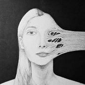Too many strings attached. Sketching, Drawing, Portrait Drawing, Artistic Drawing, and Sketchbook project by rexsilvarum - 10.17.2022