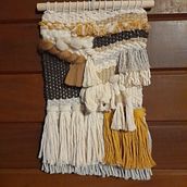 Meu projeto do curso: Técnicas de tecelagem manual para iniciantes. Un proyecto de Artesanía, Decoración de interiores, Tejido, Telar y Diseño textil de Simone Faillace - 19.10.2022