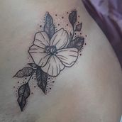 Mi proyecto del curso: Tatuaje botánico con puntillismo. Traditional illustration, Tattoo Design, and Botanical Illustration project by Marta Rodriguez mayandia - 08.08.2022