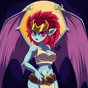 Mi proyecto del curso: Demona de Gargolas.. Traditional illustration, Character Design, Comic, Digital Illustration, and Manga project by adrian.castillo.dg - 10.19.2022