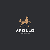 APOLLO - Horse Racing Gear . Design, Br, ing, Identit, Logo Design, Digital Design, Stationer, and Design project by Bernardo Luís - 10.16.2022