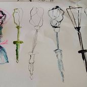 My project for course: Illustration Techniques to Unlock your Creativity. Un projet de Design , Illustration traditionnelle, Beaux Arts, Peinture, Créativité, Créativité avec les enfants , et Carnet de croquis de miriam_885678 - 19.10.2022