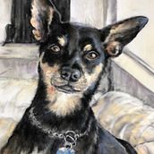 My project for course: Vibrant Portrait Drawing with Colored Pencils Ein Projekt aus dem Bereich Zeichnung, Porträtzeichnung, Sketchbook und Zeichnen mit Buntstiften von Tracy Sternburg - 20.10.2022