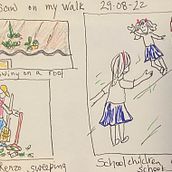 My project for course: Illustrated Life Journal: A Daily Mindful Practice. Un progetto di Belle arti, Bozzetti, Creatività, Disegno e Sketchbook di Sabrina Bland - 20.10.2022