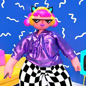 Cortinilla de Televisión. Un proyecto de 3D, Animación 3D, Diseño de personajes 3D, Modelado 3D y Motion Graphics de Flopa ☺ - 21.10.2022