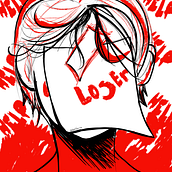 Ilustração loser . Un proyecto de Ilustración tradicional, Diseño y Diseño de personajes de Llyn Farina - 20.10.2022