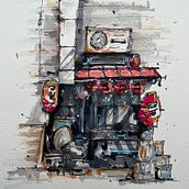 My project for course: Expressive Architectural Sketching with Colored Markers. Traditional illustration, Sketchbook, Architectural Illustration, Drawing, and Sketching project by Chris Pratt - 10.21.2022