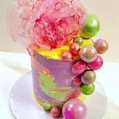 Mi proyecto del curso: Cake design: técnicas decorativas modernas. Design, and DIY project by Anay Busot - 10.19.2022