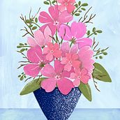 My project for course: Floral Illustration with Gouache Paint Ein Projekt aus dem Bereich Digitale Illustration, Botanische Illustration und Gouachemalerei von Edita Brus - 21.10.2022