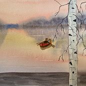 Mi proyecto del curso: Paisajes atmosféricos en acuarela. Fine Arts, Painting, and Watercolor Painting project by Luis Sanchez Villa - 10.21.2022