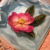My project for course: Stumpwork Embroidery: Create 3D Ornaments . Jewelr, Design, Embroider, and Textile Design project by joeandmarymarshall - 10.21.2022