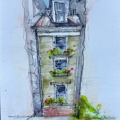My project for course: Expressive Architectural Sketching with Colored Markers. Sketching, Drawing, Architectural Illustration, Sketchbook & Ink Illustration project by rmoreiraf - 10.20.2022