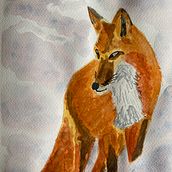 Mi proyecto del curso: Retratos expresivos de animales en acuarela. Traditional illustration, Watercolor Painting, Realistic Drawing, and Naturalistic Illustration project by Luis Sanchez Villa - 10.21.2022