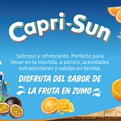 Lona Capri-Sun para Centro deportivo "Ávila Tres60". Design, Photograph, and Advertising project by Sofía DÁVILA - 10.21.2022