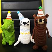 Mi proyecto del curso: Crochet: crea y transforma tus amigurumis. Arts, Crafts, To, Design, Fiber Arts, DIY, Crochet, Amigurumi, and Textile Design project by CINTHIA DIAZ CABALLERO - 10.20.2022