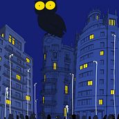 Barcelona al night . Traditional illustration, Architecture, Drawing, Digital Illustration, and Architectural Illustration project by pa_burattini - 10.20.2022